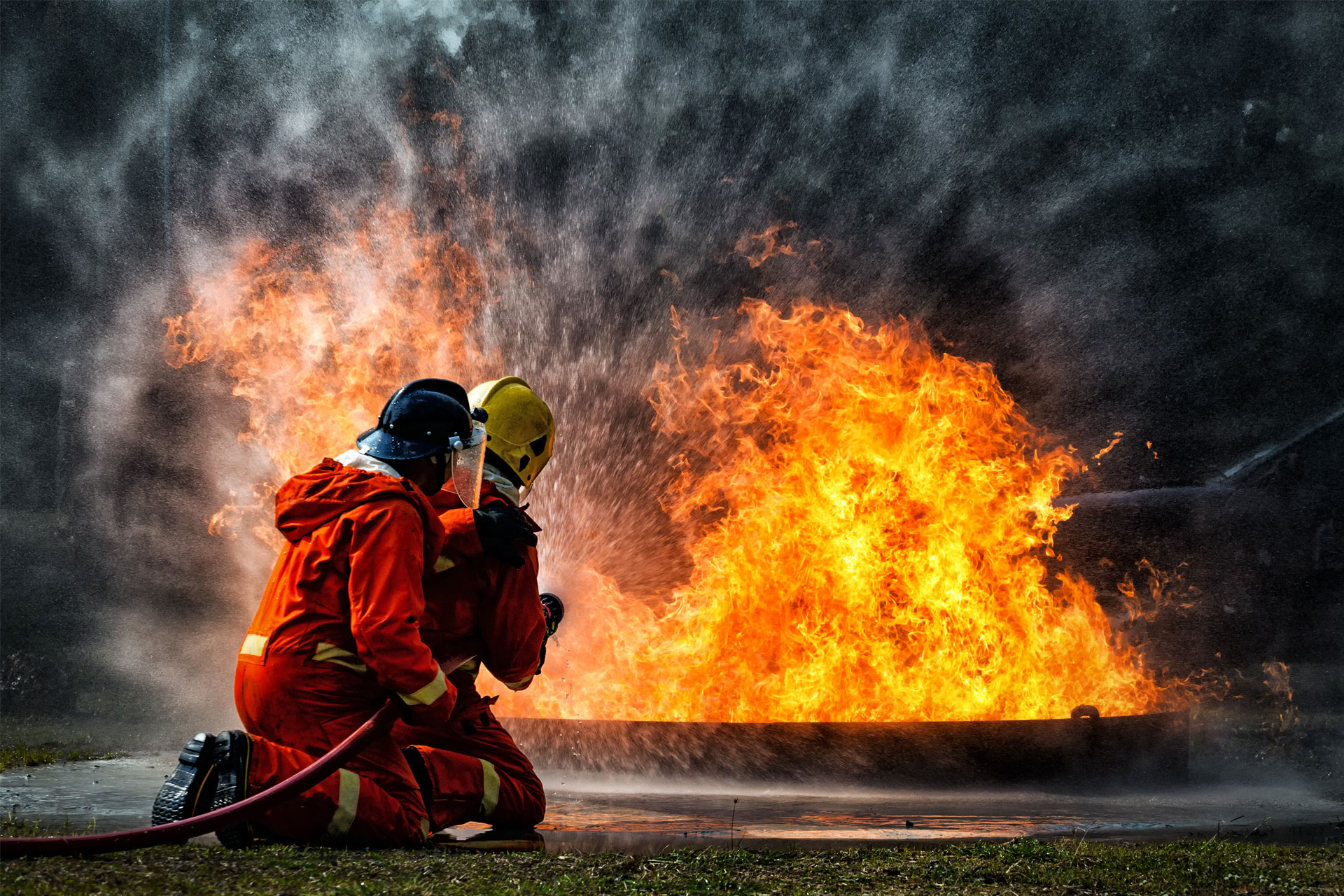 Alpha fire protection banner